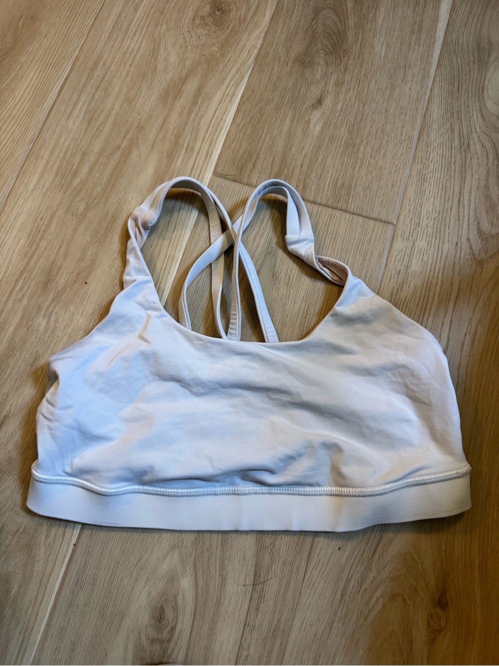 lululemon athletica White Strappy Sports Bra